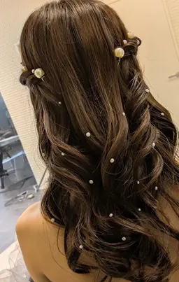 結婚式参列　お呼ばれ　成人式　特別な日のヘアセット
