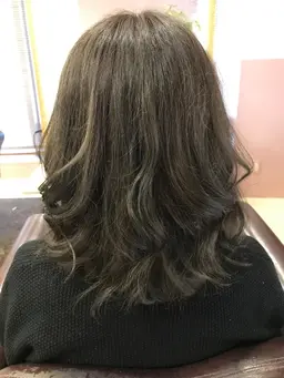 フルワンカラー＋トリートメント＋前髪カットサービス（グレイ白髪カラーも含む○）