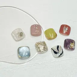 【新規限定クーポン・フットケア込】✨フットネイル✨親指アート　2本¥6,550（オフなし）