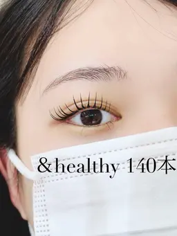 🩷パーマ×エクステ【SNSで話題沸騰中！】LED × ＆Healthy（アンドヘルシー）140本　　オフあり