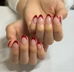 フレンチネイル（オフなし）🎀クリアベース