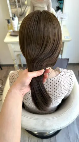 w color （ブリーチなし） ※濃密トリートメント付き✨ブリーチせずに透明感カラーしたい方におすすめ💌
