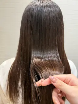 【カット➕酸熱トリートメント➕シャンプーブロー付き】後処理トリートメントサービス𓏲𓂅𓂅