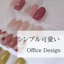 【ハンド】オフィスでもOKなシンプル可愛い☆オフィスデザイン　¥7800