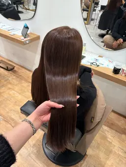 縮毛矯正+クイックトリートメント✨️