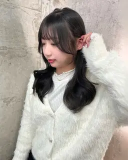 【 平日限定⠀】カット＋顔周りカット＋Aujuaトリートメント💓‪(韓国風レイヤーカットや他のスタイルでも可能です）