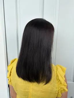 根元白髪染めカラー✖️カット