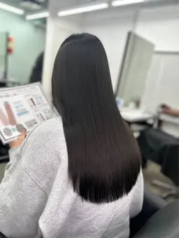 💝人気No.1💝 【最高級髪質改善】カラー＋癖が伸びる ケラチントリートメント
