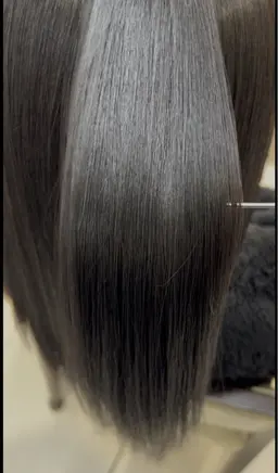 髪質改善ストレート