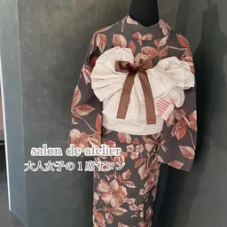 【浴衣着付け＋ヘアアレンジ】※髪飾り付き
