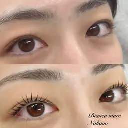韓国発🇰🇷【パリジェンヌ×ブラックティント】SNSで話題のマスカラパーマ導入🖤まつげを黒くぱっちりな印象に🎶