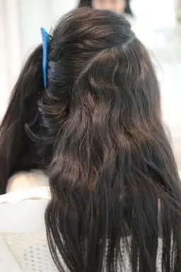 縮毛矯正リタッチ✨肩下ロング限定‼️パーマブリーチ履歴NG❌写真くらいの癖の方限定🌀