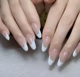 チップ長さ出し10＋フレンチ(ベース付き)