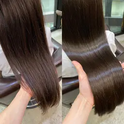 【ストレートコース①】カット＋縮毛矯正＋薬剤除去＋Aujua