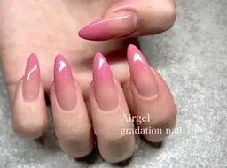 【オフなし】時短！綺麗なエアジェルグラデーション💅🏻