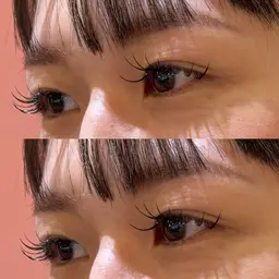 【ジュニアアイリスト限定💍】フラットラッシュ100本コーティング付き✨¥6700→¥4690💖(初回オフ無料)