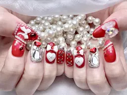 ハンド150分持ち込みデザイン¥11800(最高級パーツ、ゴテゴテデザインOK!)