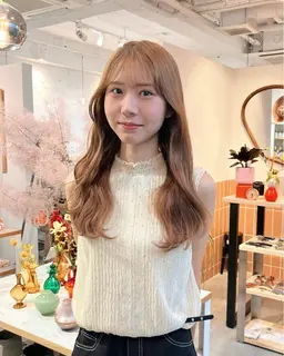 【透明感】カット+ケアブリーチ+透明感カラー¥20900→¥15730