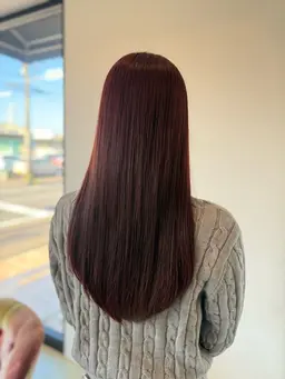 【ダメージを最小限に減らして透明感up⤴️♡】カット➕透明感ダブルカラー➕美髪トリートメント