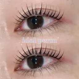 KPOPアイドル風👩🏻‍🦰🤍束感まつ毛パーマ🎵