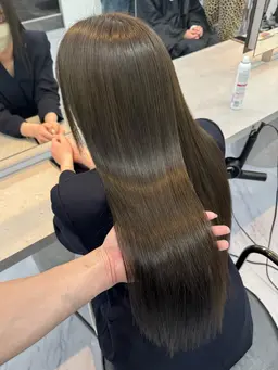 カット+透明感カラー+縮毛矯正+ oggi otto1step トリートメント