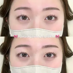 【ご新規様】🏳️‍⚧️人気No.1メニュー 🏳️‍⚧️まつげパーマ（上のみ）×美眉スタイリング 🎶 ［亀戸］
