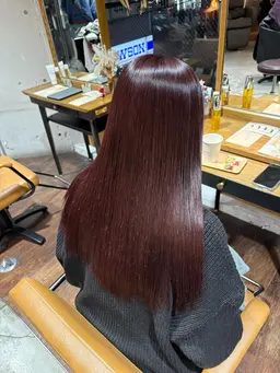 ブリーチなしダブルからー+内部補修トリートメント ロング料金あり