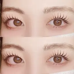 上下まつげパーマ🤍