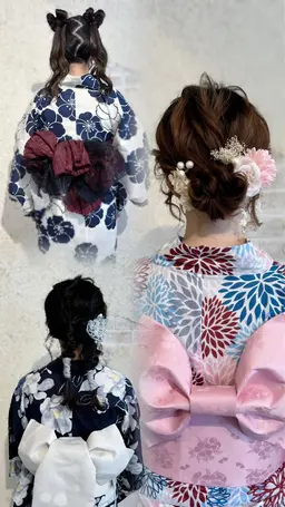 🩶浴衣着付けのみ🩶👘【リクエスト予約よりご希望のお日にちお時間お願いいたします】
