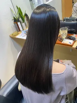 美髪矯正(縮毛矯正+髪質改善トリートメント+メンテナンスカット)