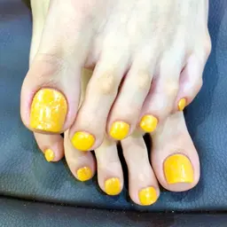 フットネイル🦶ワンカラー/ラメグラ