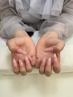 【オフなし】チップ長さだし10本＋ワンカラー