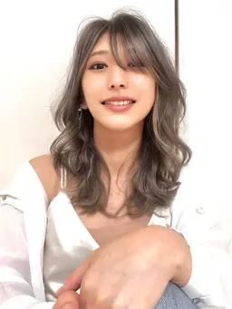 カット+ノンダメージストレートパーマ(縮毛矯正)¥27500→¥11000