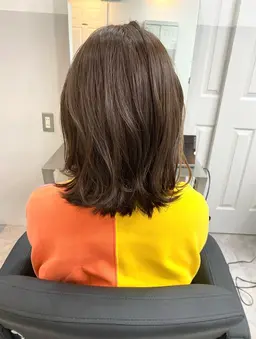 【透明感Wカラー🫧】ブリーチなしカラー＋オンカラー＋リンゴ幹細胞Tr🍎