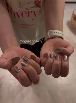 💅🏽マグネットネイル【オフあり】【長さ出しなし】