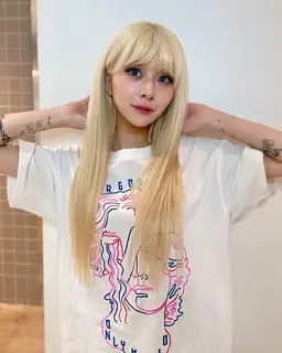 ❤️‍🔥プルエクステ❤️‍🔥ダイヤモンド💎✨ハイブリーチWカラー✨＋プルエクステ50本​〜​コース🫧ケアブリーチ付き