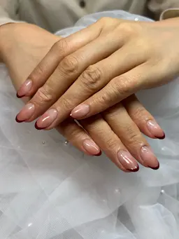 お好きなお色でフレンチネイル💓口コミ投稿でオフ、ケア無料✨
