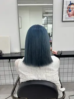 【🐬夏に向けてハイトーンカラー🐬】《モデル限定価格》ダブルブリーチ➕ワンカラー➕トリートメント⸝꙳.⋆
