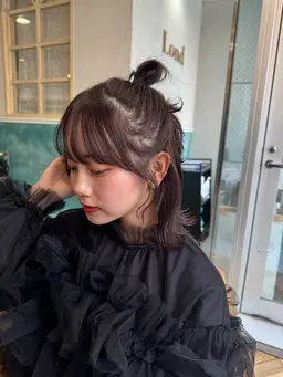 前髪顔周りカット&コテ巻き仕上げ🎀 お出かけ前にぜひ☺️