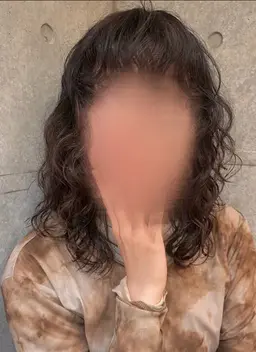 カットパーマモデル　技術向上のため