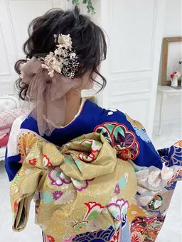 2025/1/12成人式【  ヘアセット＋振袖着付け⠀】