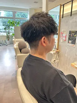 メンズパーマ＋カット＋眉カット