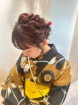 学割U24【お祭り前に‼️】浴衣着付け＋ヘアセット👘🎆