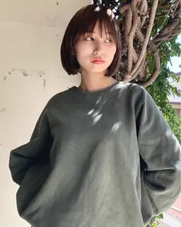 【艶とまとまりのある髪に⭕️】ボブカット＋オージュア2STEPトリートメント✂️🧴¥5500