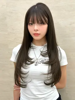 【✨当日限定 特別クーポン✨】韓国レイヤーカット🇰🇷➕透明感カラー🩷💫