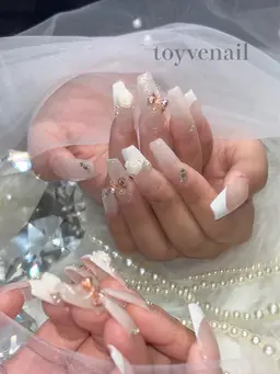 〈kotone限定❗️〉長さ出し10本+スタッフお任せ簡単アート込デザイン✨※オフあり