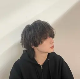 【ミニモ学割】*.+ﾟメンズカット➕アイロンセット風無造作シャドウパーマ➕補修トリートメント*.+ﾟ韓国テテ風