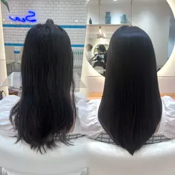 《9月14日限定‼️》髪の広がりに🌟地毛風美髪ストレート＋選べる髪質改善トリートメント🩷（超音波付き）