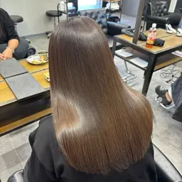 【カラーモデル】水素パウダー配合🪽艶髪💎透明感シングルカラー🫧