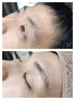 ［メンズカット］イケメン眉に✨メンズ眉ワックス脱毛&カット